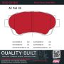 MPA 1002-0476M Quality-Built Work Force Heavy Duty Brake Pads w/ Hardware