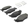 MPA 1002-0522M Quality-Built Work Force Heavy Duty Brake Pads w/ Hardware