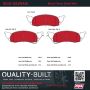 MPA 1002-0529AM Quality-Built Work Force Heavy Duty Brake Pads w/ Hardware