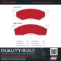 MPA 1002-0591M Quality-Built Work Force Heavy Duty Brake Pads w/ Hardware