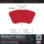 MPA 1002-0598M Quality-Built Work Force Heavy Duty Brake Pads w/ Hardware