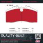 MPA 1002-0609M Quality-Built Work Force Heavy Duty Brake Pads