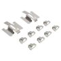 MPA 1002-0627AM Quality-Built Work Force Heavy Duty Brake Pads w/ Hardware
