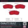 MPA 1002-0653M Quality-Built Work Force Heavy Duty Brake Pads w/ Hardware