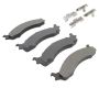 MPA 1002-0655AM Quality-Built Work Force Heavy Duty Brake Pads w/ Hardware