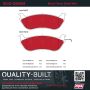 MPA 1002-0690M Quality-Built Work Force Heavy Duty Brake Pads w/ Hardware