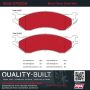 MPA 1002-0702CM Quality-Built Work Force Heavy Duty Brake Pads w/ Hardware