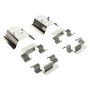 MPA 1002-0732M Quality-Built Work Force Heavy Duty Brake Pads w/ Hardware