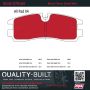 MPA 1002-0754M Quality-Built Work Force Heavy Duty Brake Pads w/ Hardware