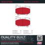 MPA 1002-0772M Quality-Built Work Force Heavy Duty Brake Pads w/ Hardware