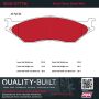 MPA 1002-0777M Quality-Built Work Force Heavy Duty Brake Pads w/ Hardware
