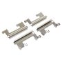 MPA 1002-0785M Quality-Built Work Force Heavy Duty Brake Pads w/ Hardware