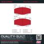 MPA 1002-0799M Quality-Built Work Force Heavy Duty Brake Pads w/ Hardware
