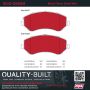 MPA 1002-0856M Quality-Built Work Force Heavy Duty Brake Pads w/ Hardware