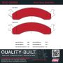 MPA 1002-0859M Quality-Built Work Force Heavy Duty Brake Pads w/ Hardware