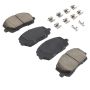MPA 1002-0884M Quality-Built Work Force Heavy Duty Brake Pads w/ Hardware