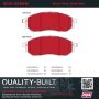 MPA 1002-0888M Quality-Built Work Force Heavy Duty Brake Pads w/ Hardware