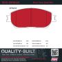 MPA 1002-0906AM Quality-Built Work Force Heavy Duty Brake Pads w/ Hardware