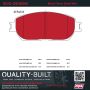 MPA 1002-0906BM Quality-Built Work Force Heavy Duty Brake Pads w/ Hardware