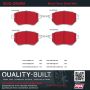 MPA 1002-0969M Quality-Built Work Force Heavy Duty Brake Pads w/ Hardware