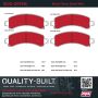 MPA 1002-0974M Quality-Built Work Force Heavy Duty Brake Pads w/ Hardware