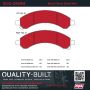 MPA 1002-0989M Quality-Built Work Force Heavy Duty Brake Pads w/ Hardware