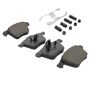 MPA 1002-1003M Quality-Built Work Force Heavy Duty Brake Pads w/ Hardware
