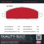 MPA 1002-1022M Quality-Built Work Force Heavy Duty Brake Pads w/ Hardware