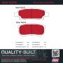 MPA 1002-1037M Quality-Built Work Force Heavy Duty Brake Pads w/ Hardware