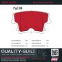 MPA 1002-1057M Quality-Built Work Force Heavy Duty Brake Pads w/ Hardware
