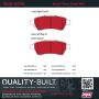 MPA 1002-1101M Quality-Built Work Force Heavy Duty Brake Pads w/ Hardware