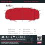 MPA 1002-1304M Quality-Built Work Force Heavy Duty Brake Pads w/ Hardware