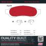 MPA 1002-1334M Quality-Built Work Force Heavy Duty Brake Pads w/ Hardware