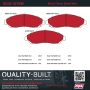 MPA 1002-1378M Quality-Built Work Force Heavy Duty Brake Pads w/ Hardware