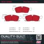 MPA 1002-1455M Quality-Built Work Force Heavy Duty Brake Pads w/ Hardware