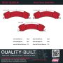 MPA 1002-1565AM Quality-Built Work Force Heavy Duty Brake Pads w/ Hardware