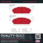 MPA 1002-1602M Quality-Built Work Force Heavy Duty Brake Pads w/ Hardware