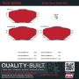 MPA 1002-1682M Quality-Built Work Force Heavy Duty Brake Pads w/ Hardware