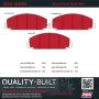 MPA 1002-1683M Quality-Built Work Force Heavy Duty Brake Pads w/ Hardware