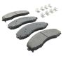 MPA 1002-2018M Quality-Built Work Force Heavy Duty Brake Pads w/ Hardware