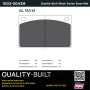 MPA 1003-0043M Quality-Built Black Series Semi-Metallic Brake Pads
