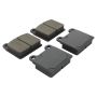 MPA 1003-0045AM Quality-Built Black Series Semi-Metallic Brake Pads