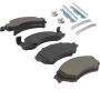 MPA 1003-0050AM Quality-Built Black Series Semi-Metallic Brake Pads w/ Hardware