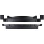 MPA 1003-0050AM Quality-Built Black Series Semi-Metallic Brake Pads w/ Hardware