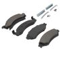 MPA 1003-0050M Quality-Built Black Series Semi-Metallic Brake Pads w/ Hardware