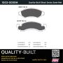 MPA 1003-0050M Quality-Built Black Series Semi-Metallic Brake Pads w/ Hardware