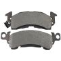 MPA 1003-0052AM Quality-Built Black Series Semi-Metallic Brake Pads w/ Hardware