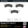 MPA 1003-0052C Quality-Built Black Series Ceramic Brake Pads w/ Hardware