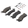 MPA 1003-0052M Quality-Built Black Series Semi-Metallic Brake Pads w/ Hardware