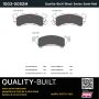 MPA 1003-0052M Quality-Built Black Series Semi-Metallic Brake Pads w/ Hardware